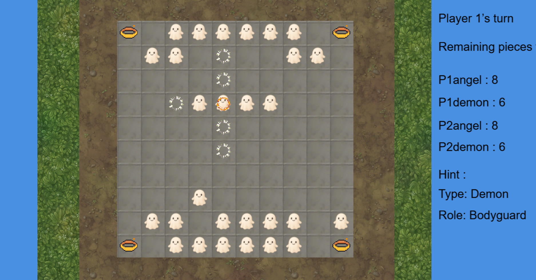 Gameplay screen of Ghostrick